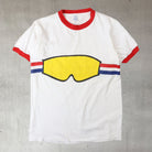 Vintage 70’s ski ringer tee single stitch from major league vintage in London 