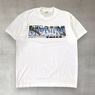 Vintage 90s T shirt with Niagara Falls Print by Major League Vintage Store in Brick Lane London