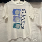 Vintage 90’s Blakey island textured graphic single stitch tee from major league vintage in London  