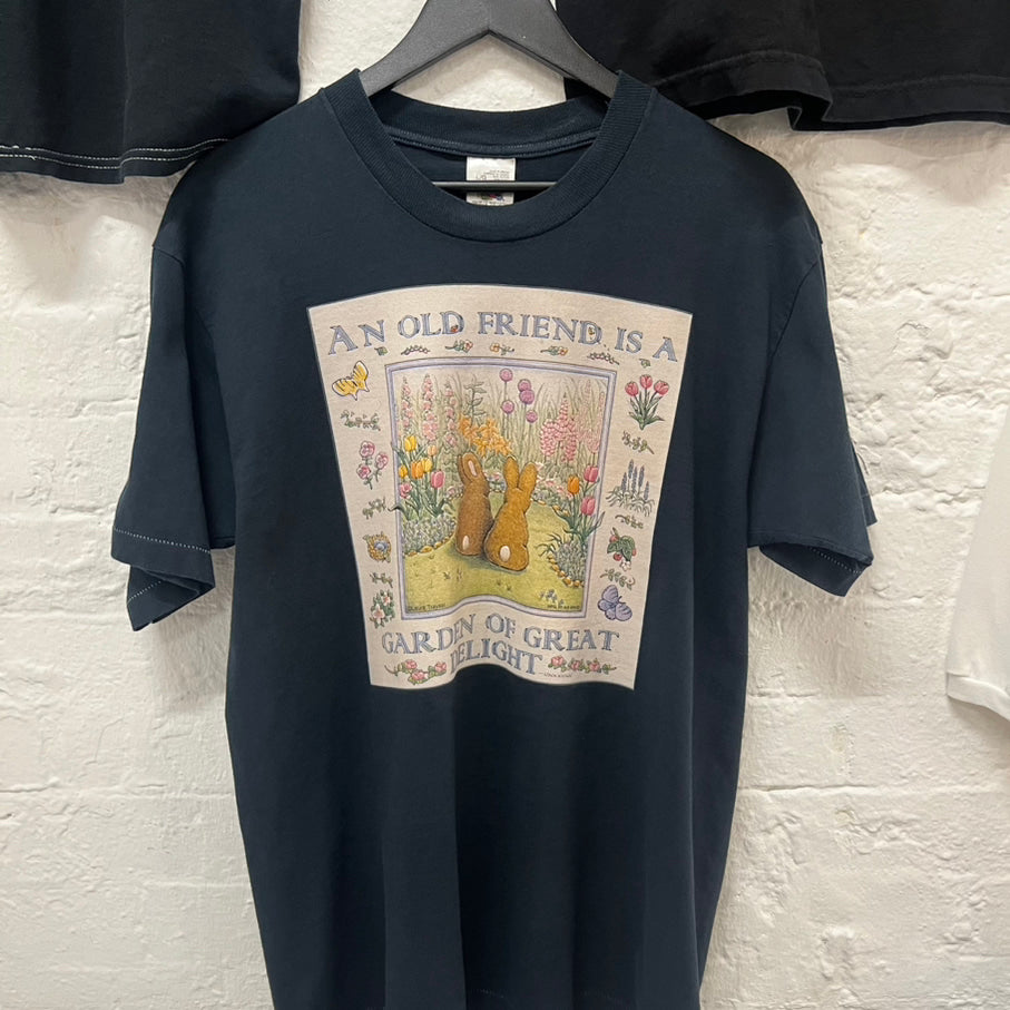 Vintage 90’s nature bunny single stitch graphic tee from major league vintage in London 