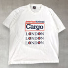 Vintage 90s London American Airlines T Shirt with Single Stitch by Major League Vintage in London