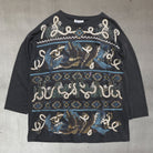 Vintage 90’s 2000’s 3/4 sleeve sparkly graphic tee from major league vintage in London 