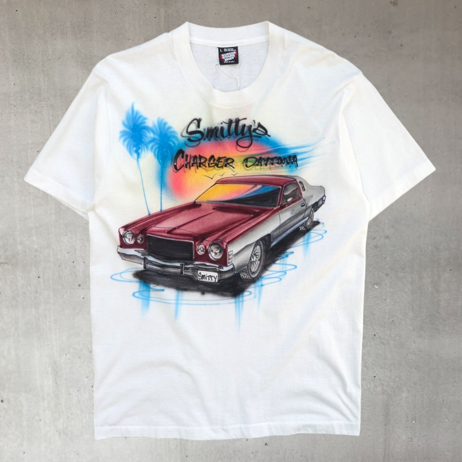 vintage 90s racing t-shirt from Major League Vintage in London, UK