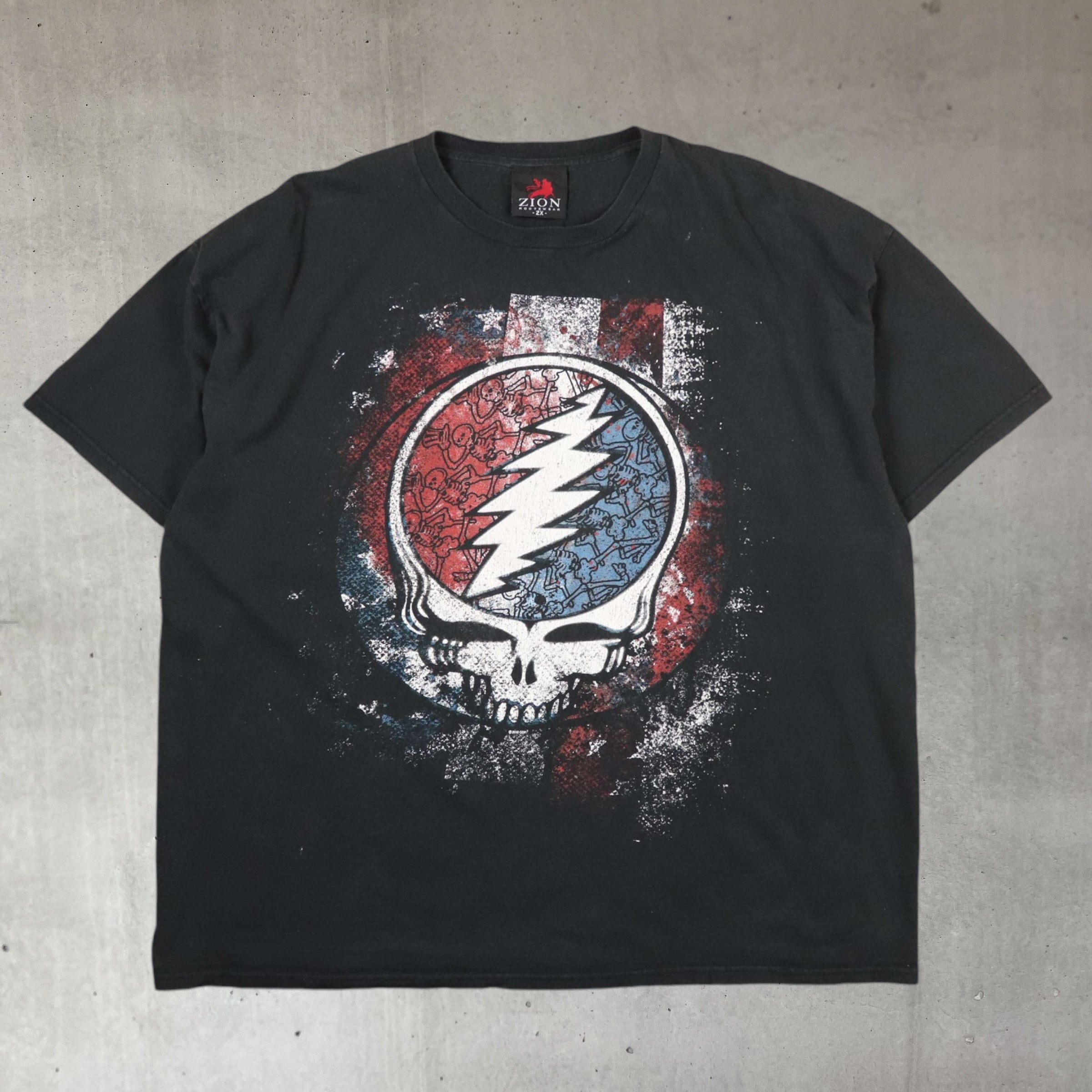 vintage grateful dead steal your face album promo t shirt on the classic Zion tag 
