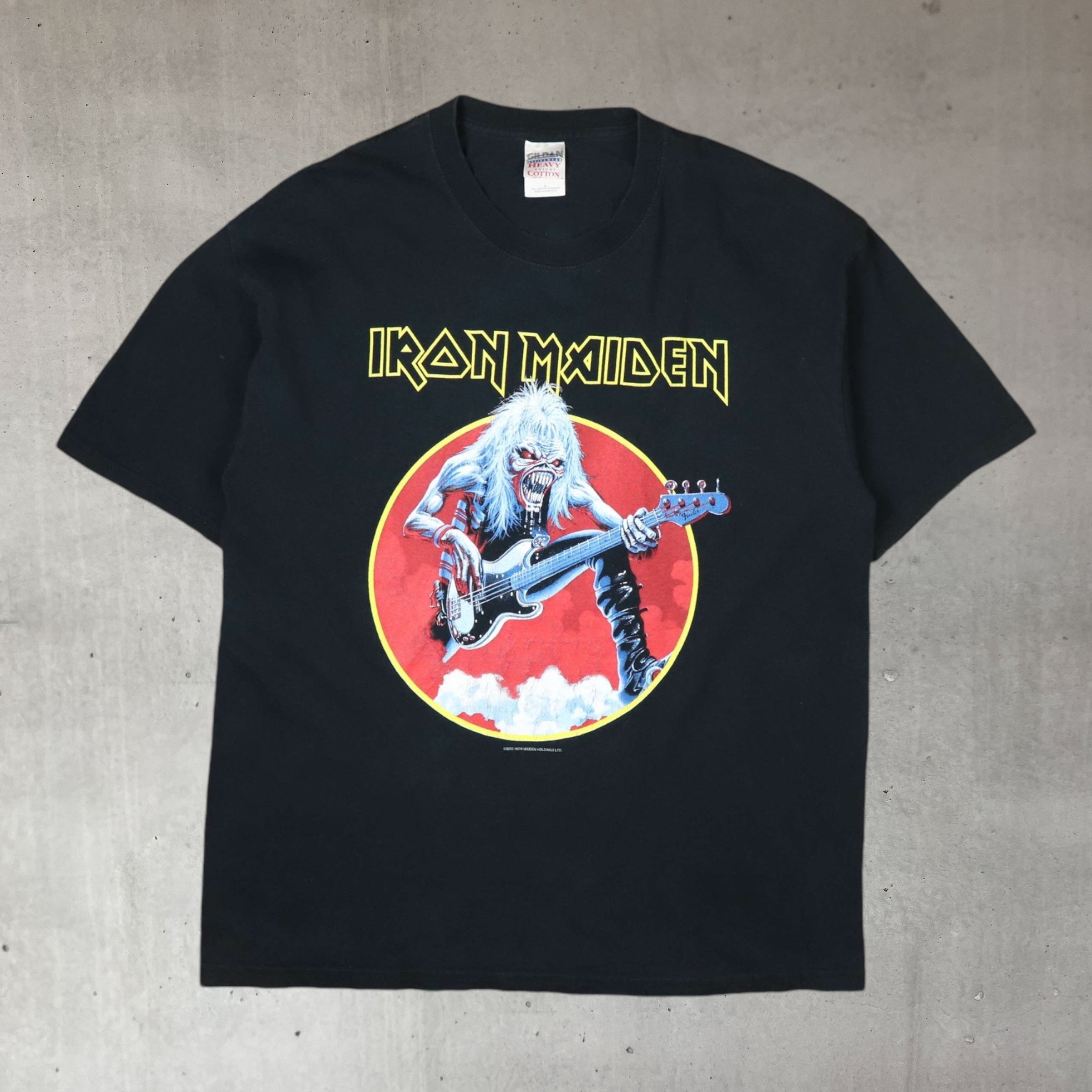 vintage iron maiden metal rock band graphic t shirt